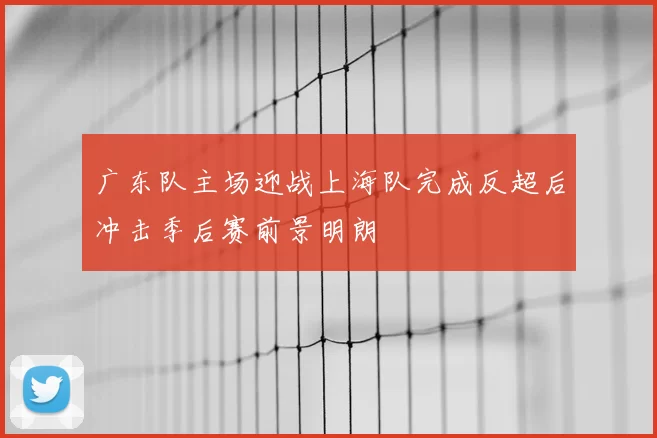 广东队主场迎战上海队完成反超后冲击季后赛前景明朗